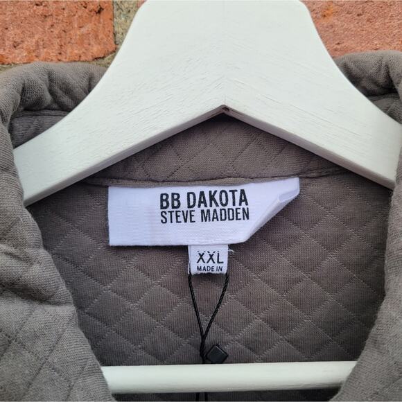 BB Dakota by Steve Madden Quilted Snap Front Jacket Shaket XXL - Picture 5 of 5